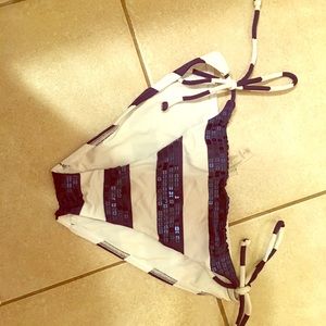 Navy sequin swim bottom